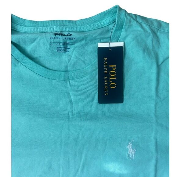 Polo Ralph Lauren Faded Green and White Shirt - Picture 4 of 4